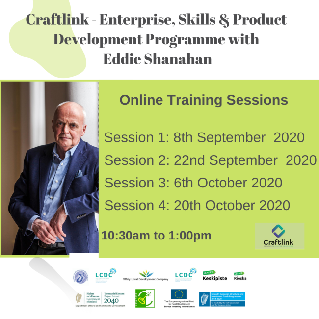 Enterprise, Skills &#038; Product Development Programme with Eddie Shanahan