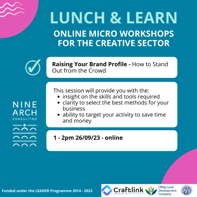 Lunch &#038; Learn &#8211; Raising Your Brand Profile &#8211; How to Stand Out from the Crowd