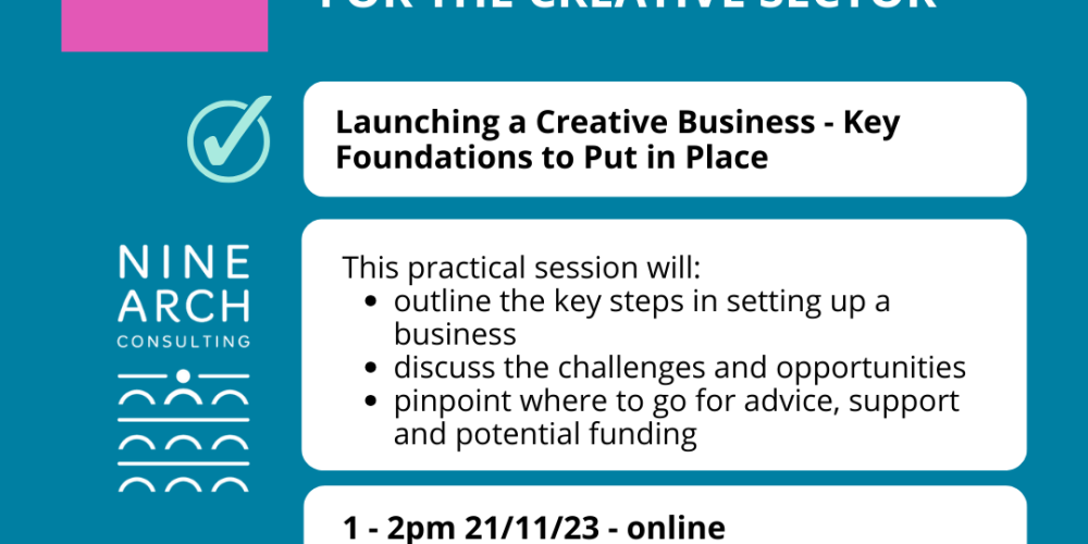 Lunch & Learn – Launching a Creative Business – Key Foundations to Put in Place