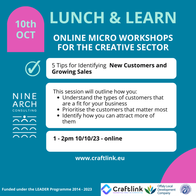 Lunch and Learn -5 Tips for Identifying New Customers and Growing Sales